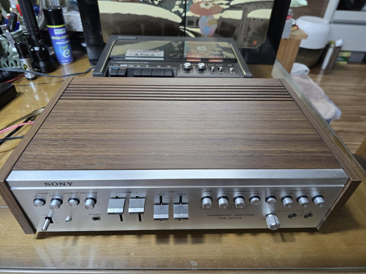 レトロソニーTA-1070 ステレオアンプ稼働品