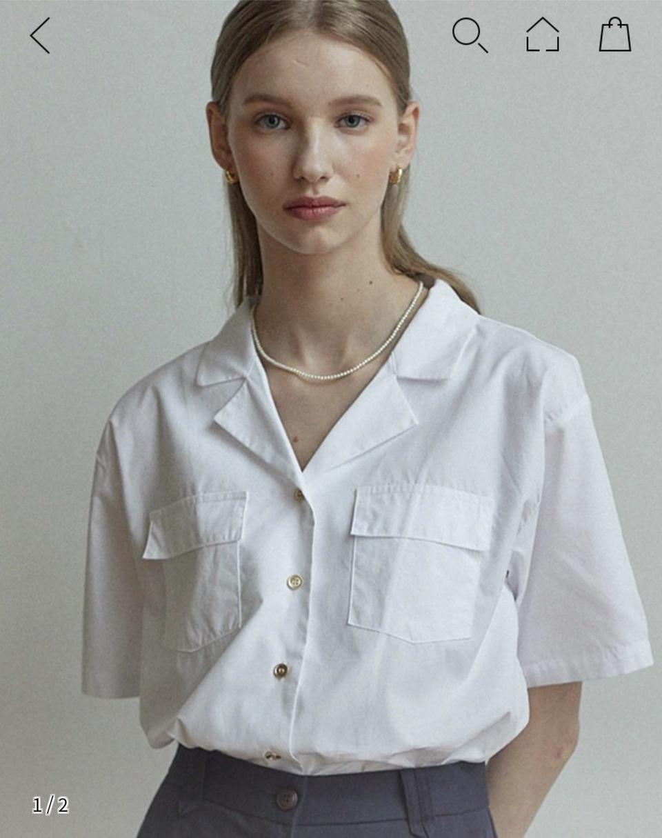 논로컬 프렌치 포켓 셔츠
