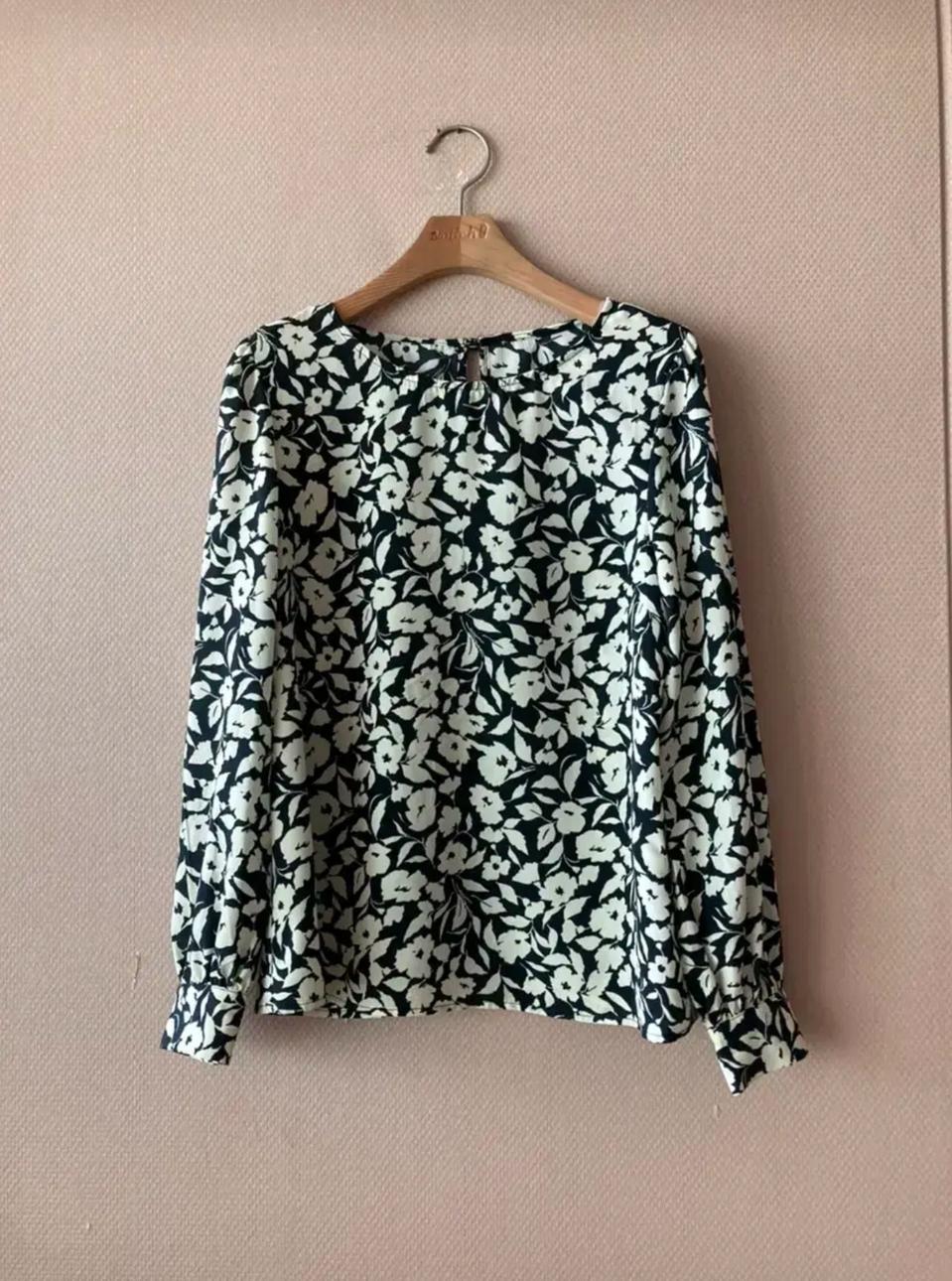 ROPE PICNIC 프로럴 블라우스