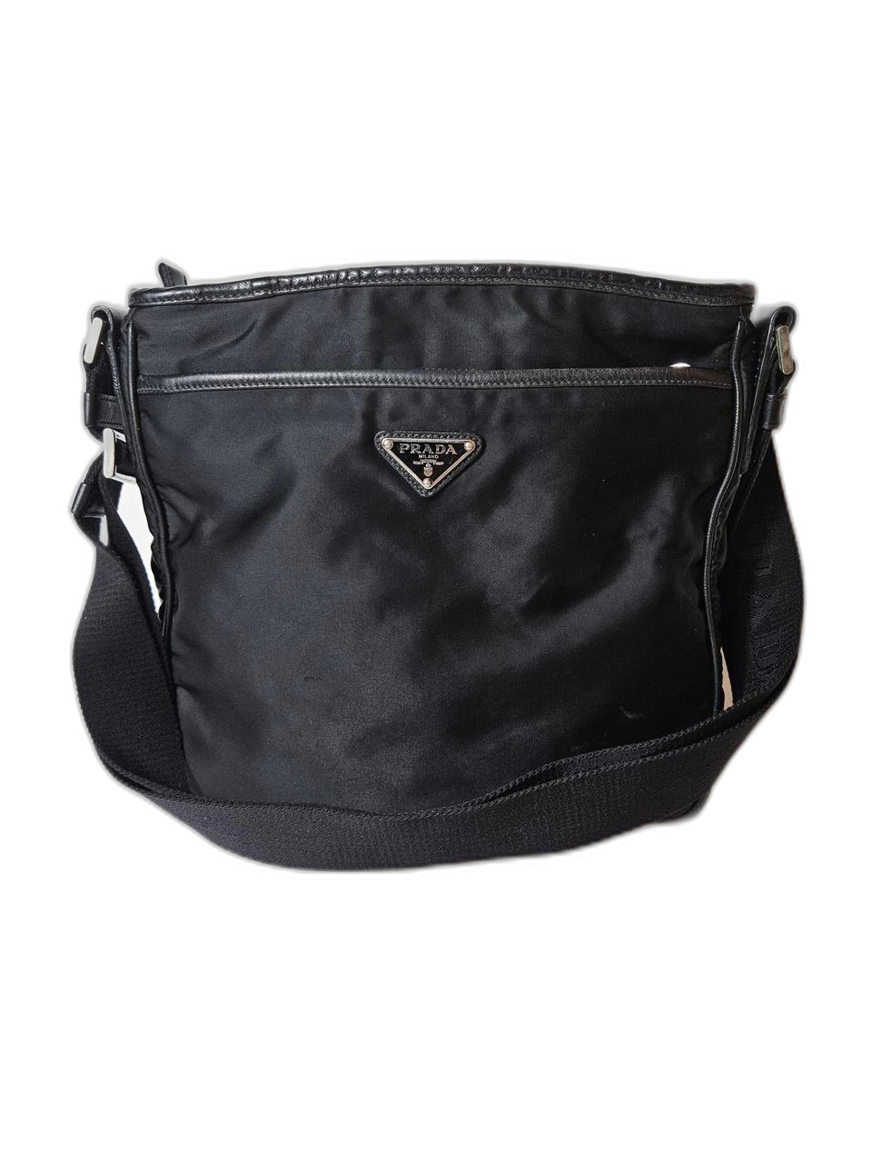 정품 프라다 테수토 메신저백