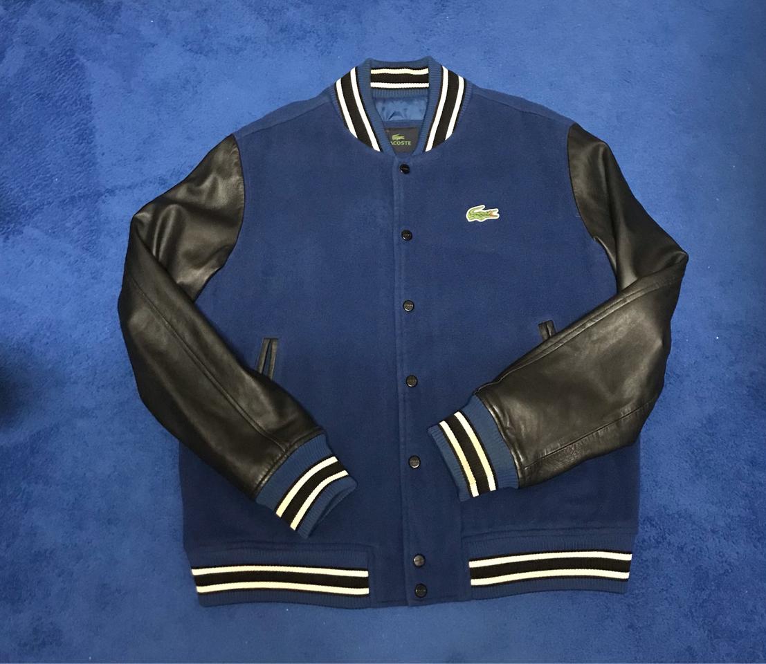 라코스테 양가죽스타디움 점퍼