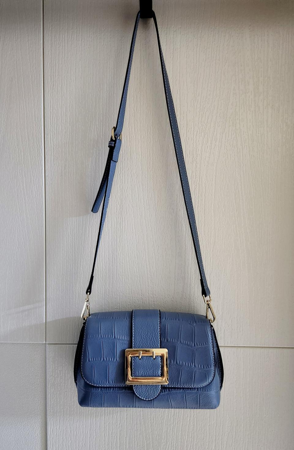 소라색 여성크로스백