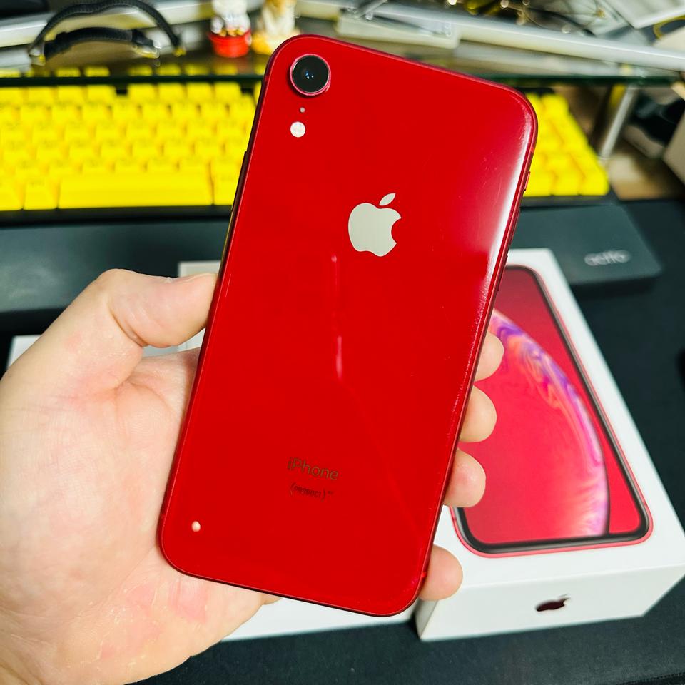 해외판 카메라무음 자급제 아이폰XR 레드 64기가