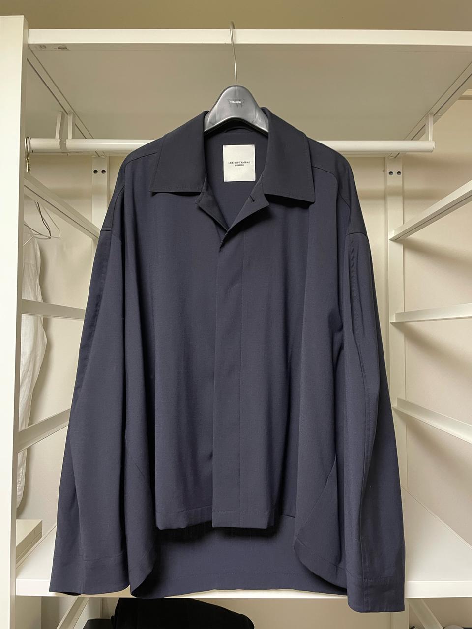 [상태 S급] Le17September Homme 볼륨 셔츠 자켓 네이비