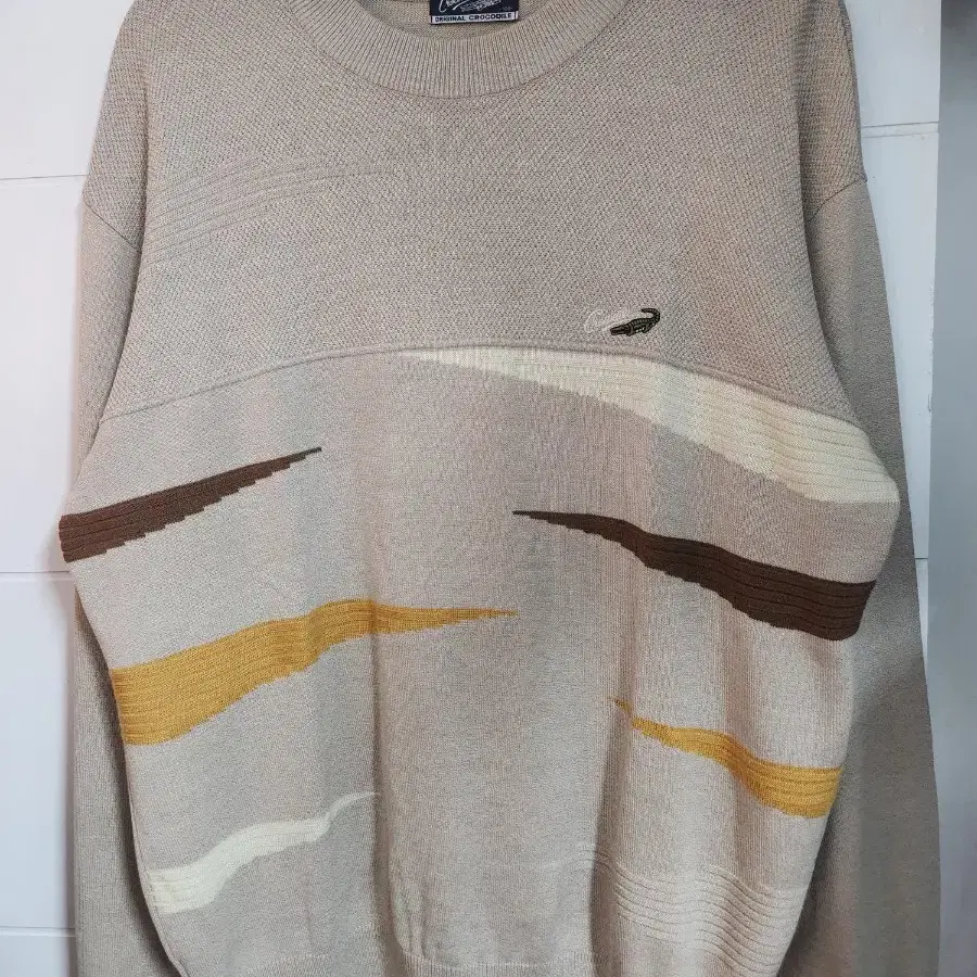 크로커다일 남자니트 100