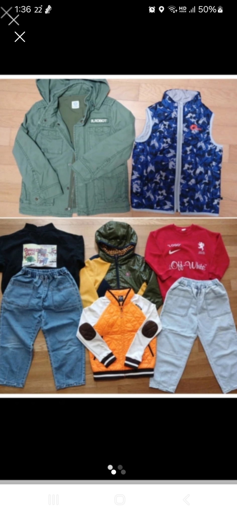 남아옷 알로봇 야상 네파 조끼 120 130 블랙야크 로우알파인