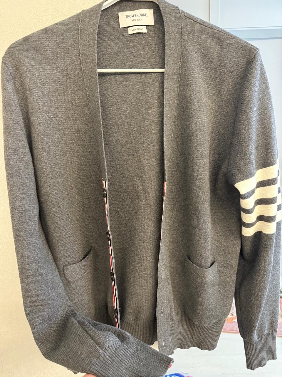톰브라운 밀라노 스티치 가디건