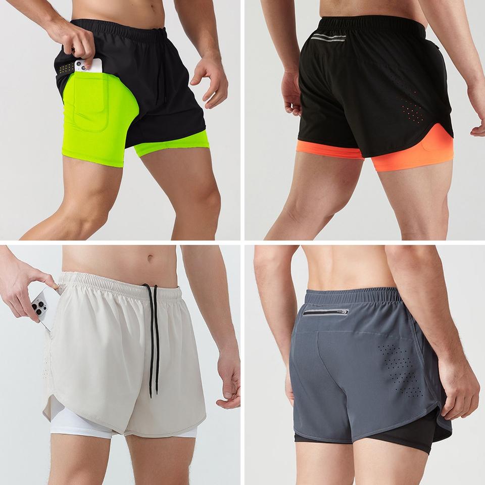 새상품. 1+1 남녀공용 마라톤 반바지. 포켓있음