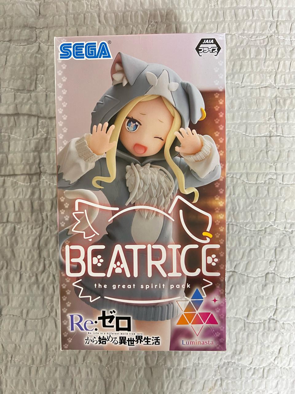 정품 리제로 세가 루미나스타 베아트리체 spm 고양이 피규어