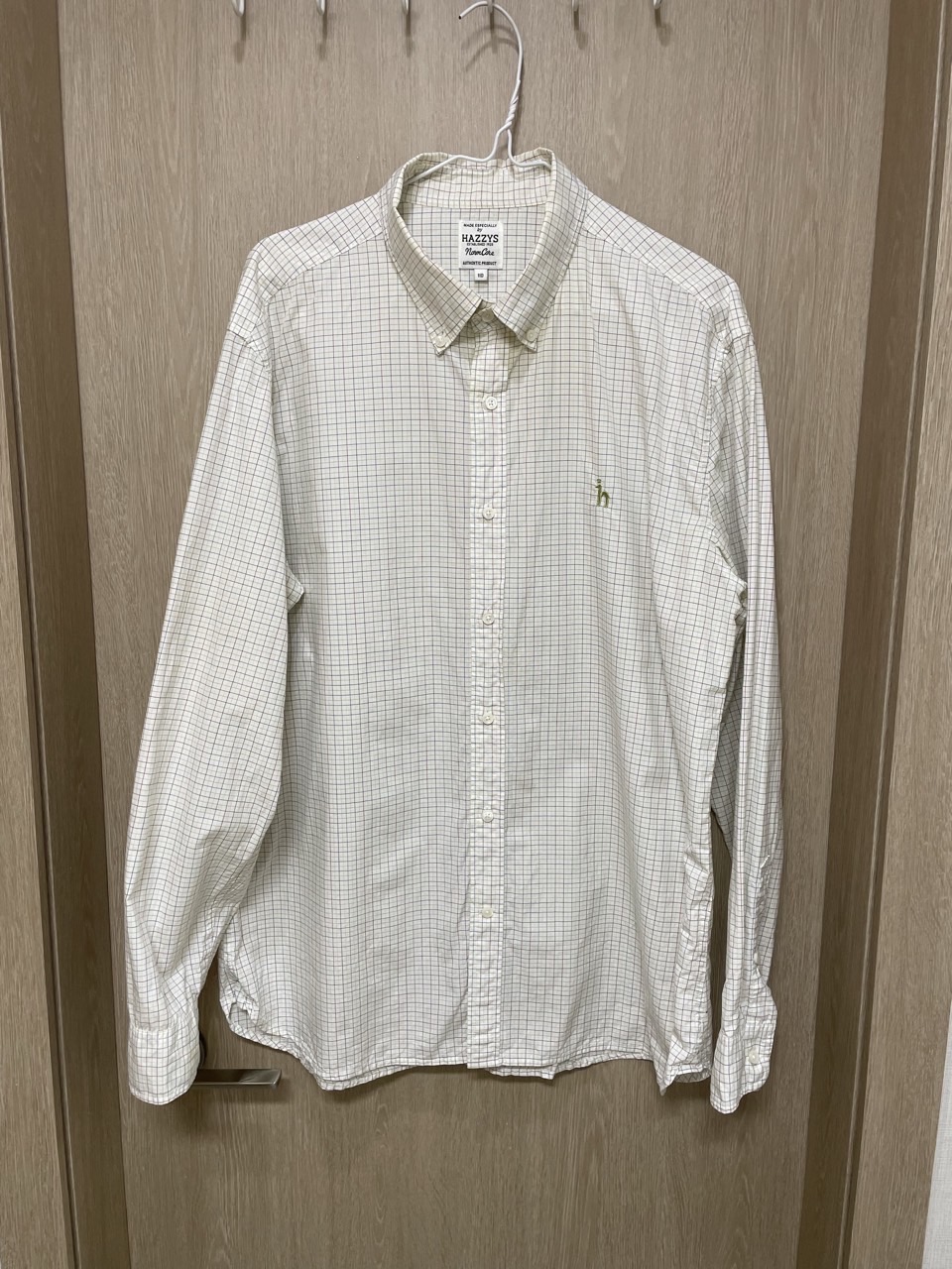 정품 헤지스 체크 남방 셔츠