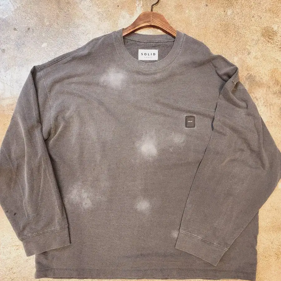 솔리드옴므 우영미 루즈핏 빈티지 슬리브리스 100~105