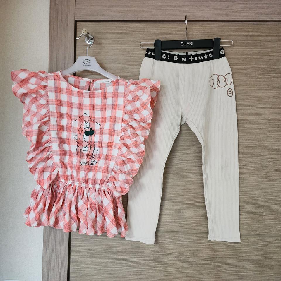 리미떼두두 블라우스+레깅스 130사이즈