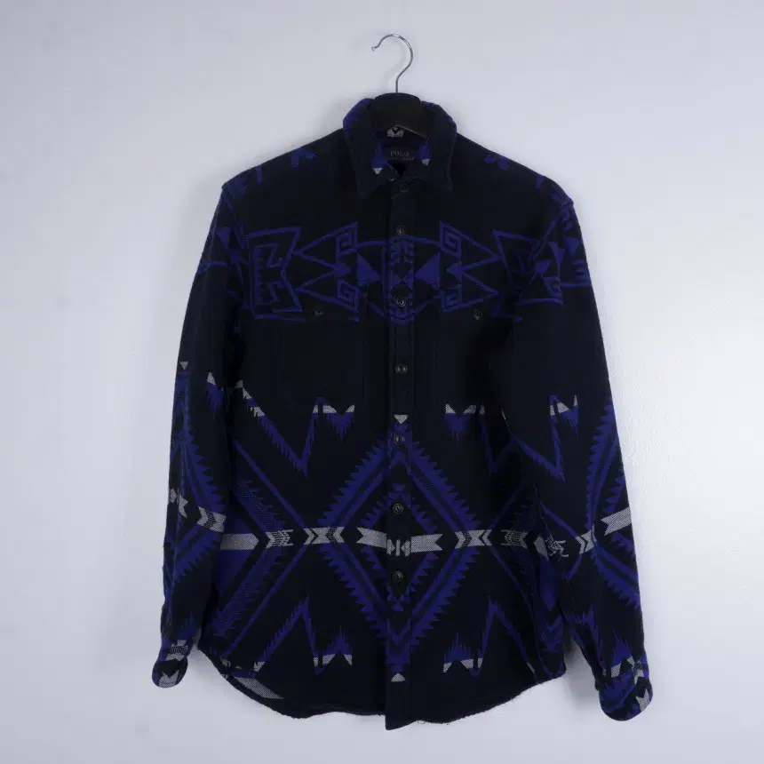 폴로 그래픽 노르딕 코튼 셔츠 남방 via3157