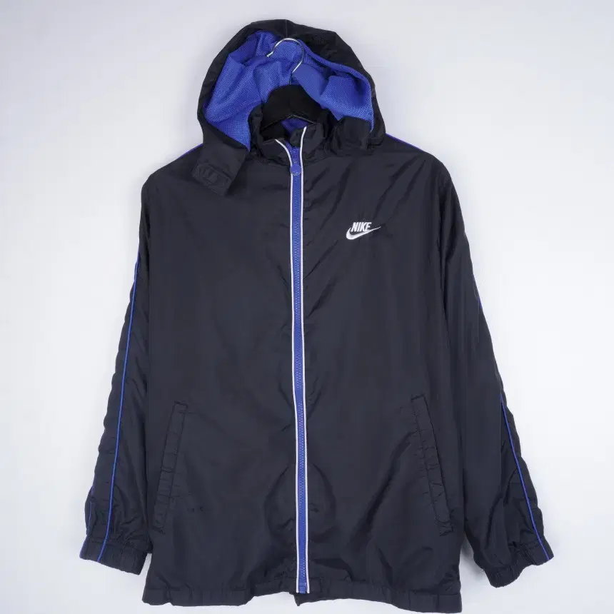 나이키 블랙 블루 포인트 바람막이 via2203