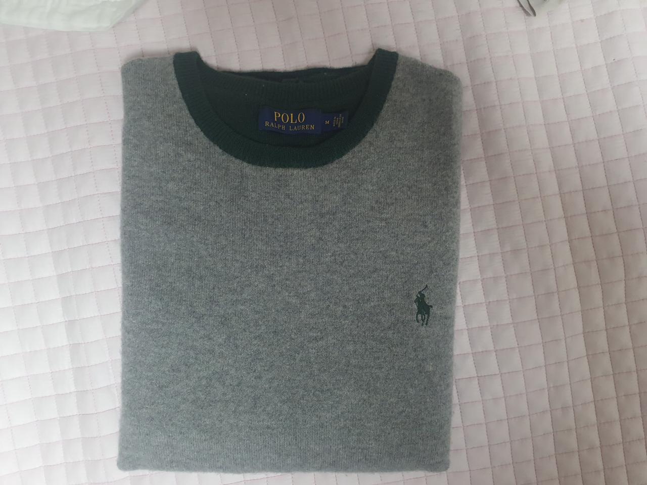 폴로 라운드 울 니트