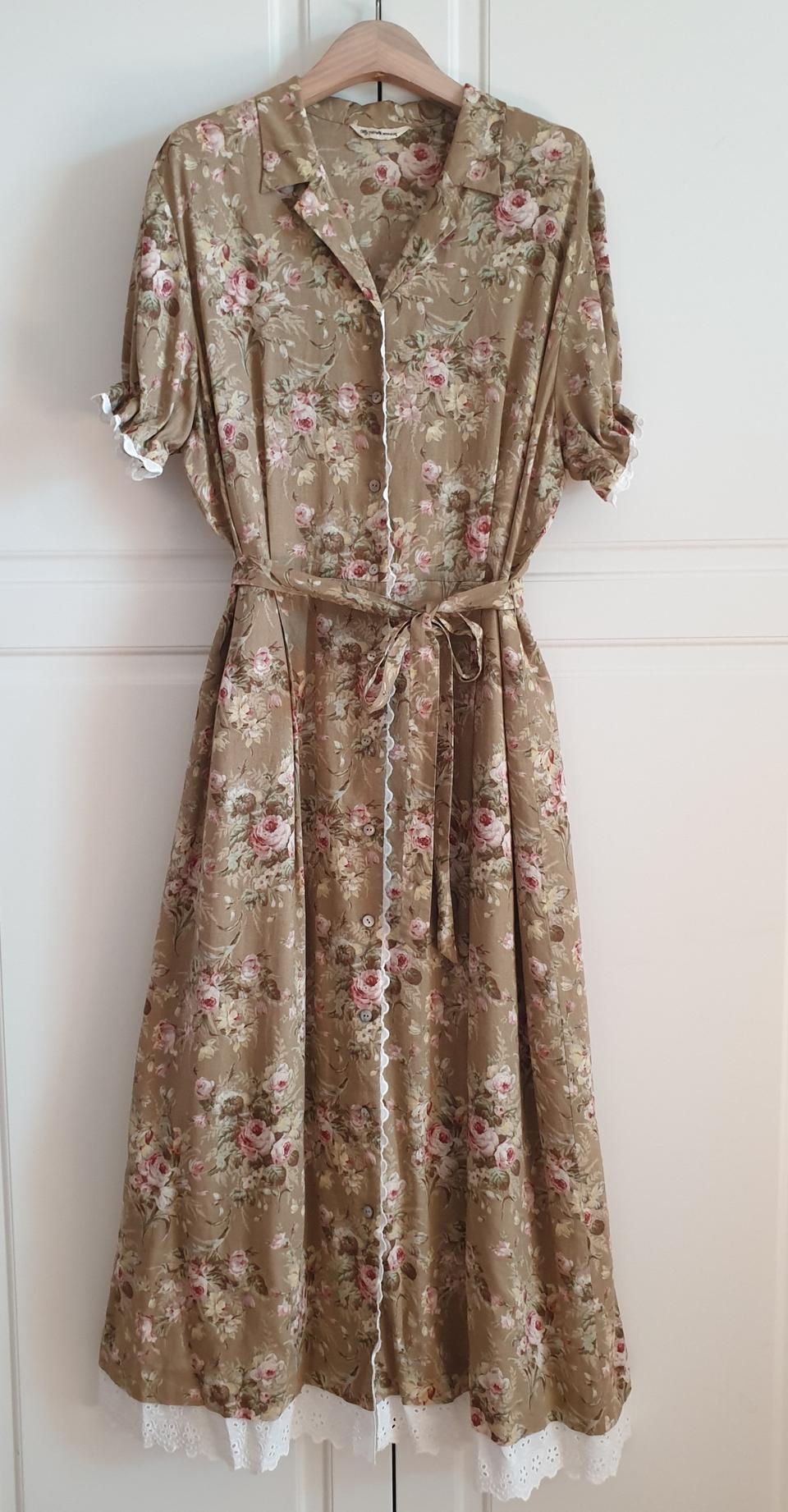 레트로 로즈 롱원피스 m~l