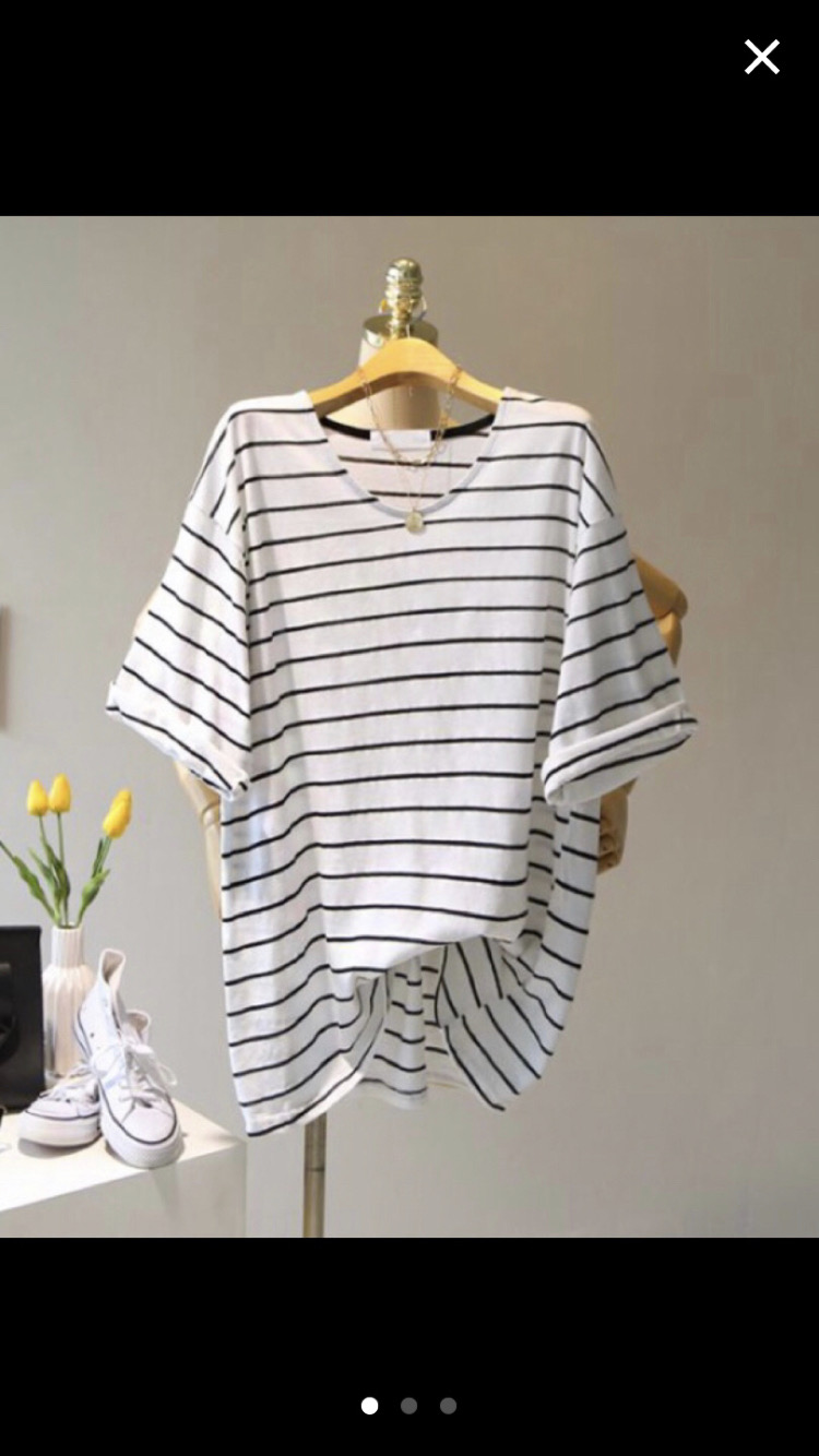 단가라(스트라이프) 티셔츠 팝니다 / 새상품