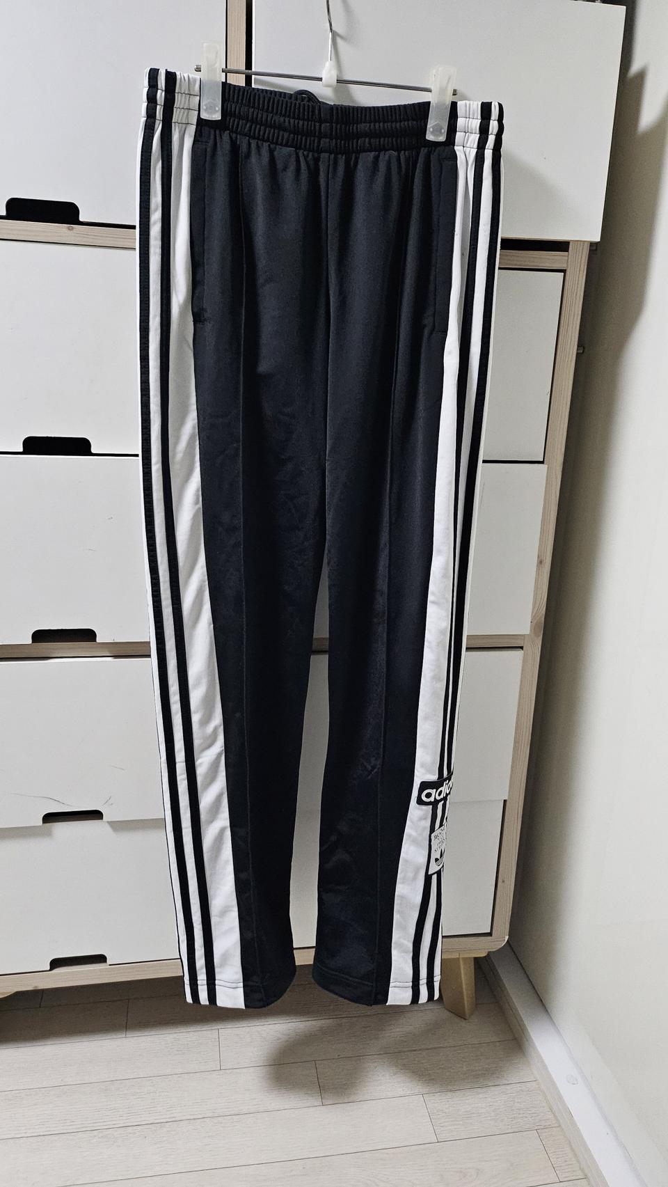 [S]아디다스-여성 트랙팬츠(검흰)