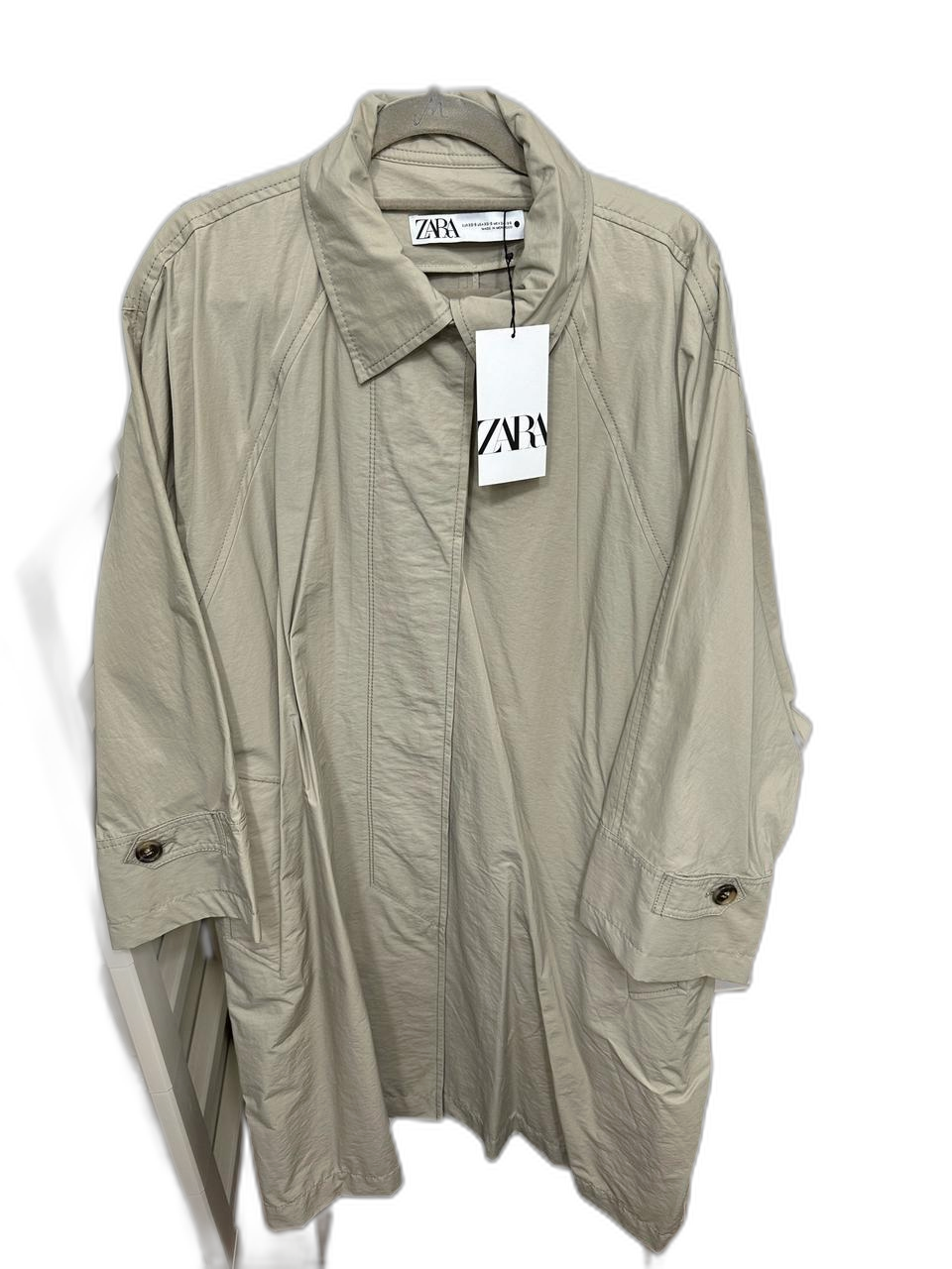 (새상품)자라 포켓 트렌치코트