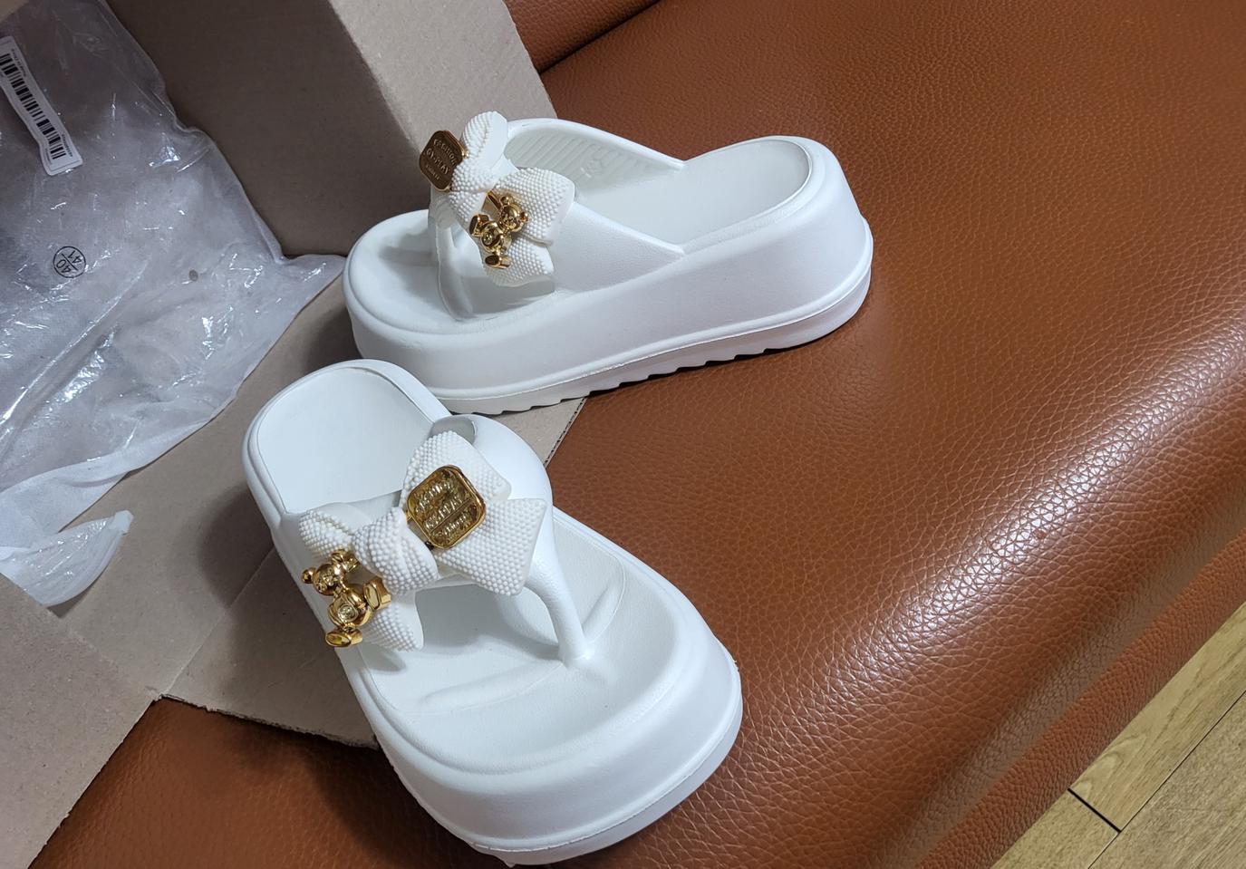 키높이 청키샌들/새상품