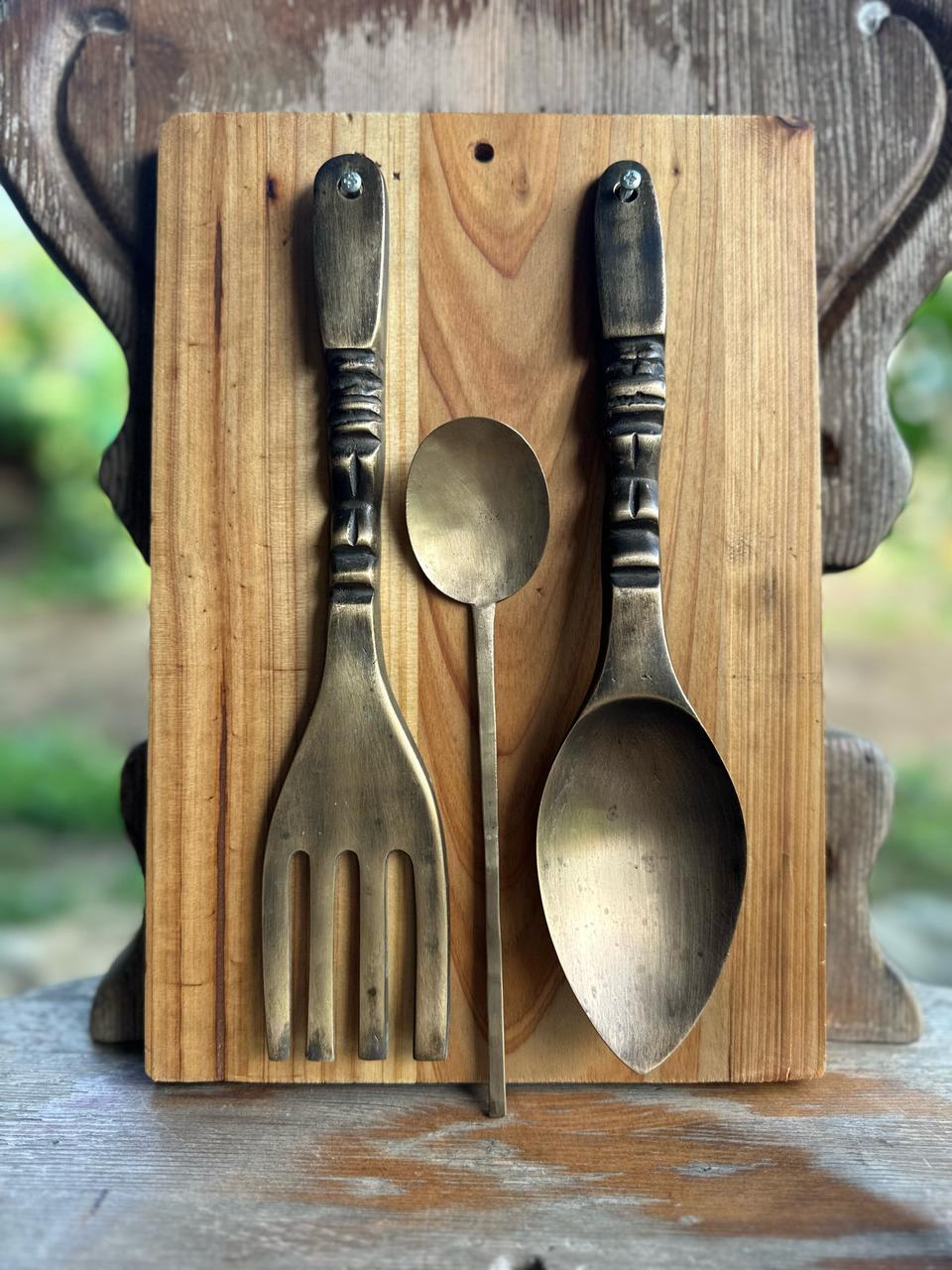 빅토리아 시대 생활소품-대왕 동수저 동포크 유기수저 세트