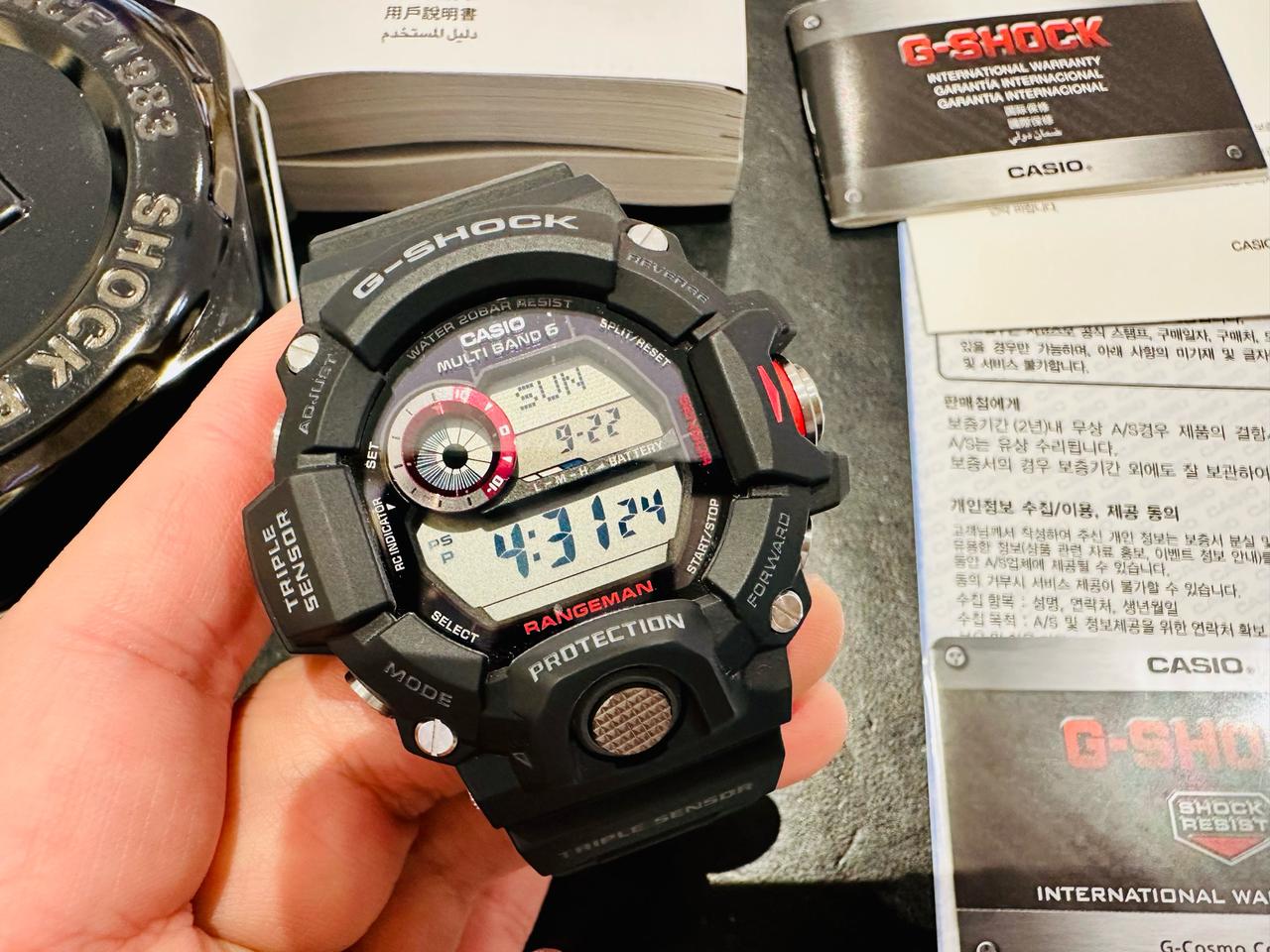 지샥 레인지맨 구냥이 미착용 제품 판매합니다.