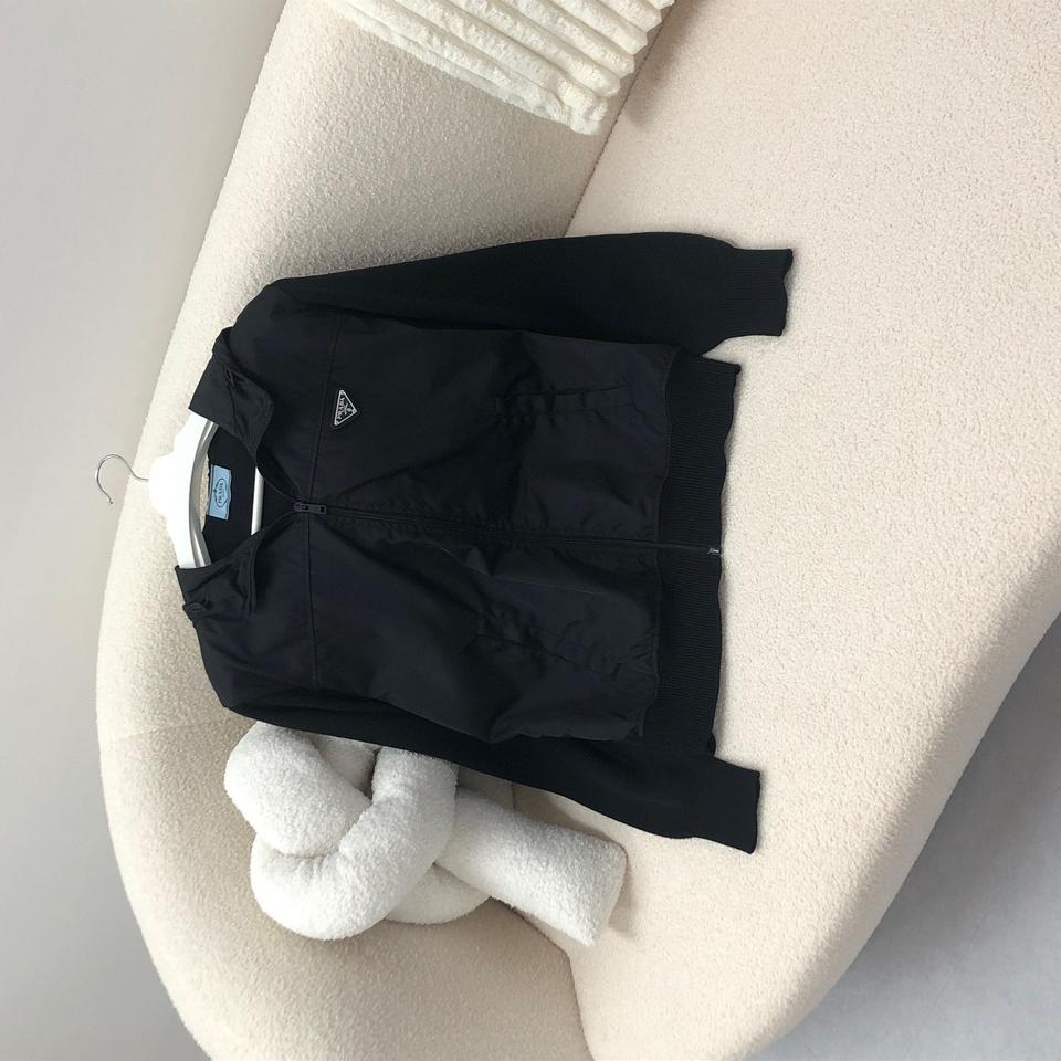 (당일출고, 46)프라다 나일론 니트 집업