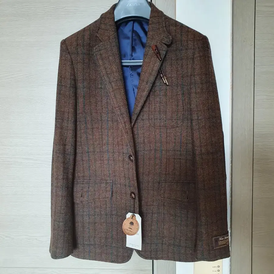 지오지아 헤리티지 체크 자켓