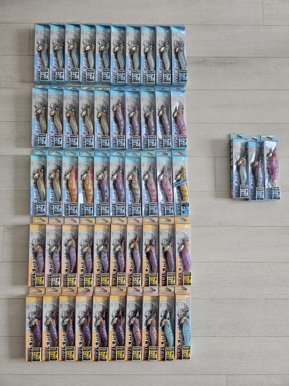 무늬오징어 에기 판매합니다(3호,3.5호)