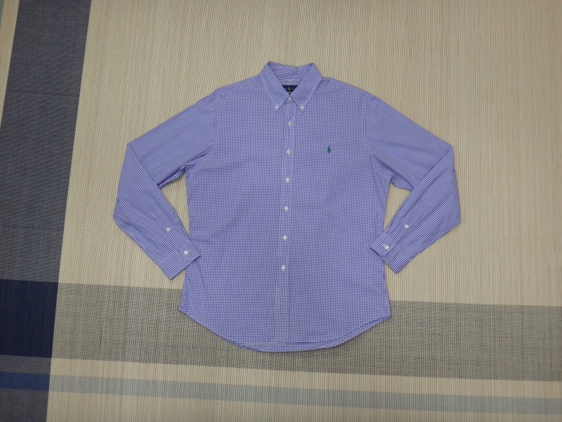 (2XL) 폴로랄프로렌 깅엄체크 남성 긴팔 셔츠