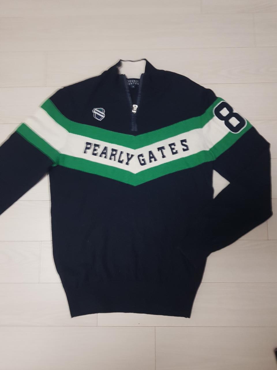 파리게이츠 골프 반집업 니트