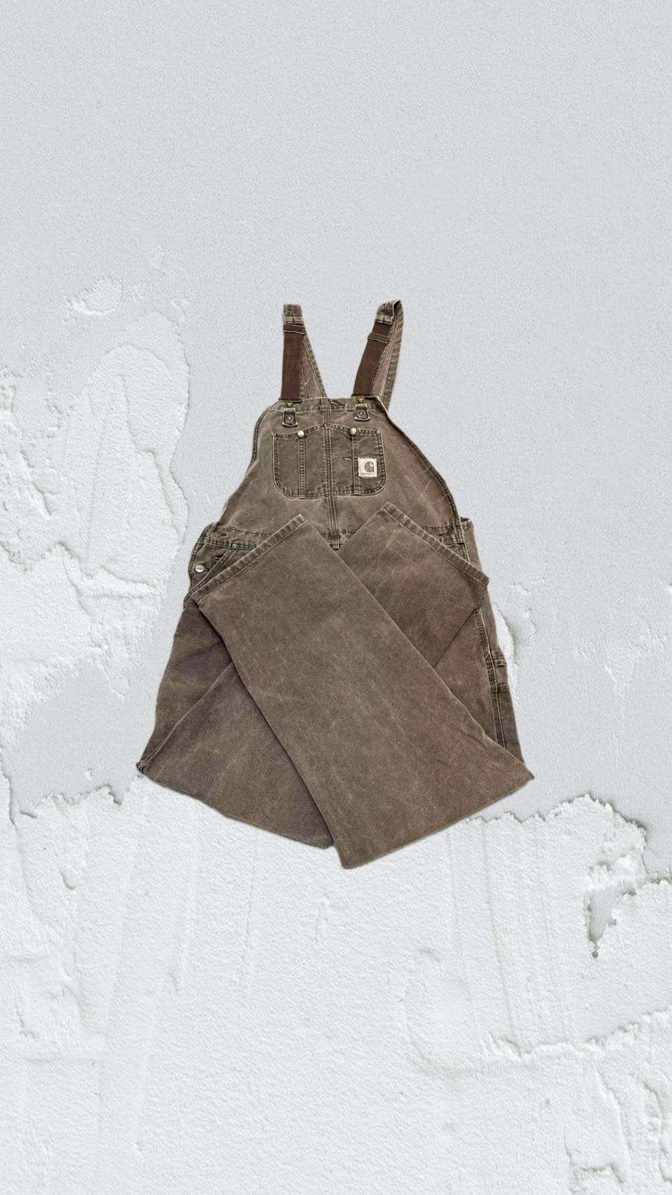 칼하트 멜빵 바지 오버롤 44x34 택배비포함