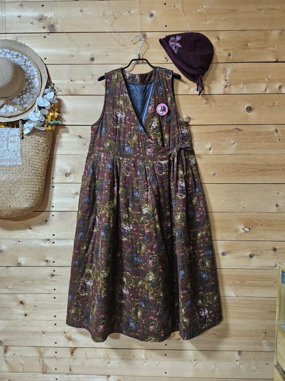 본딩 철릭 원핏  ✔모자/코사지 코디용입니다