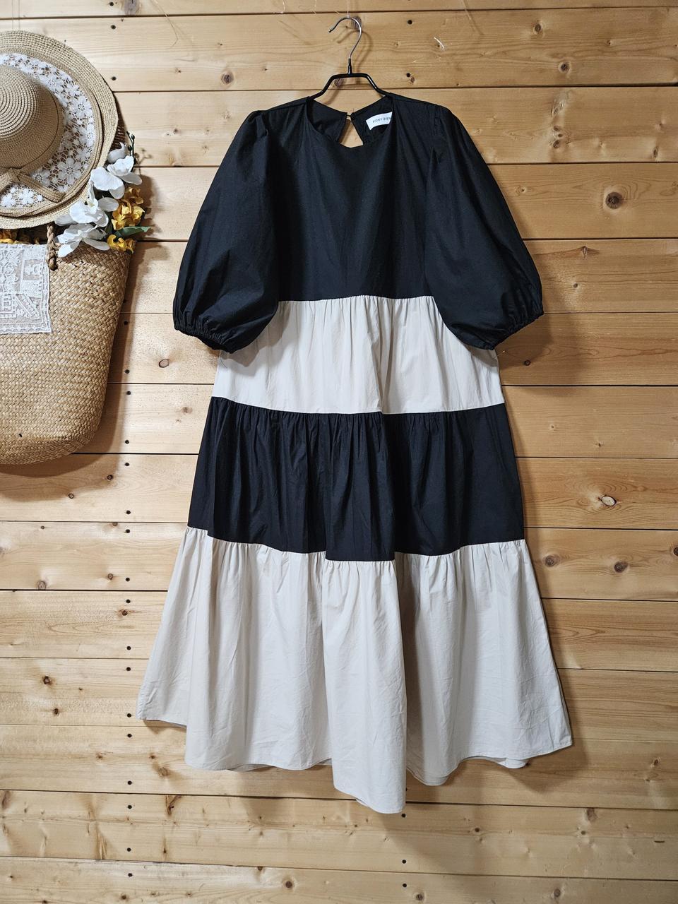 뒷트임셔링 배색원핏