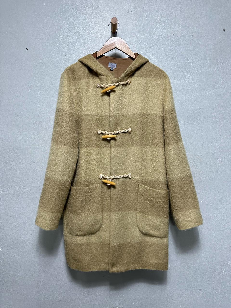 라드뮤지션 모헤어 후드 더플 코트