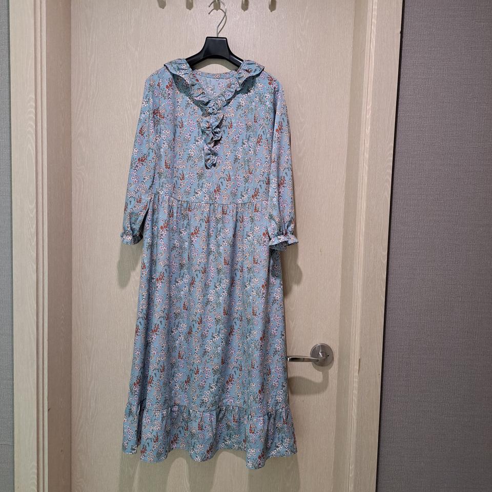 플라워 원피스사이즈66