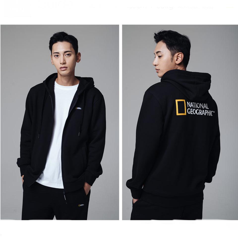 L) 내셔널지오그래픽 후드집업 자켓 점퍼 데상트 스노우피크