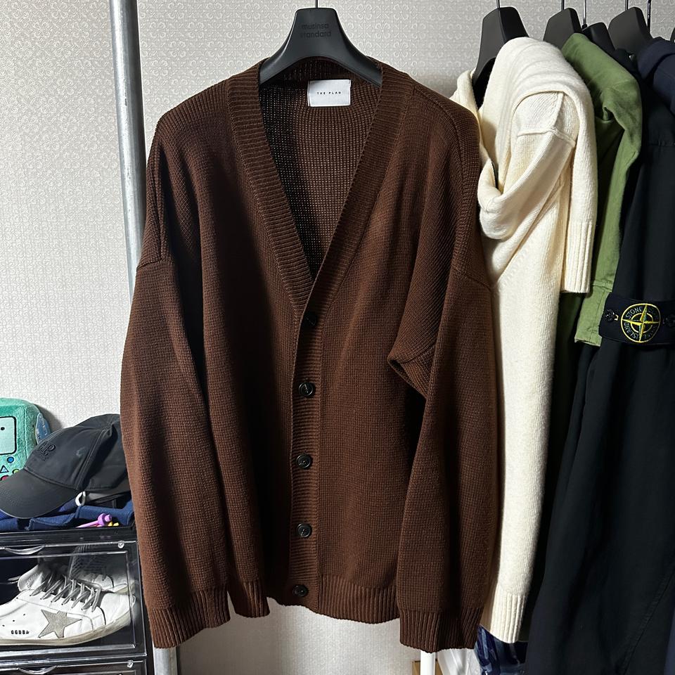 오버핏 브라운 가디건 판매합니다.