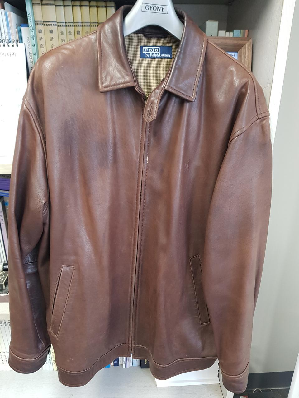 폴로가죽자켓