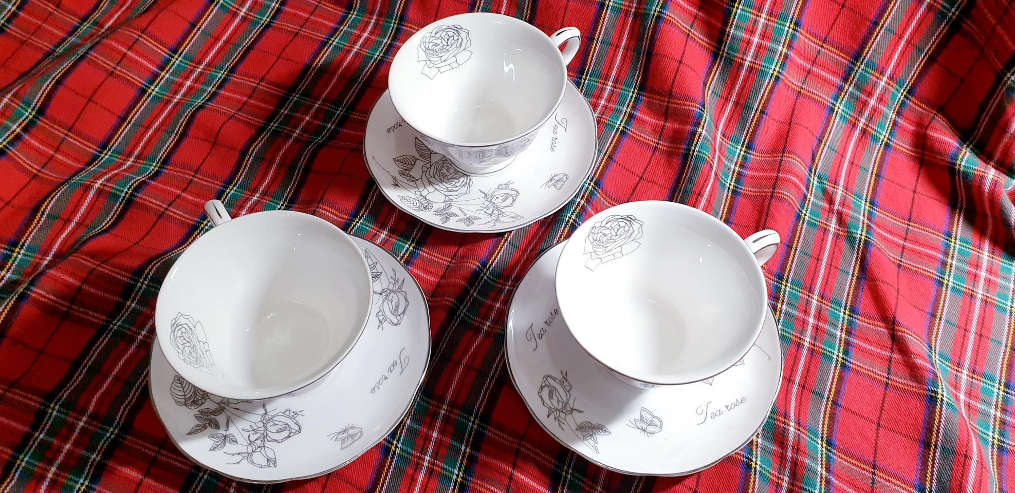 꽃과 나비가 있는 찻잔세트 ㅣ일본 빈티지 찻잔 비슷해요