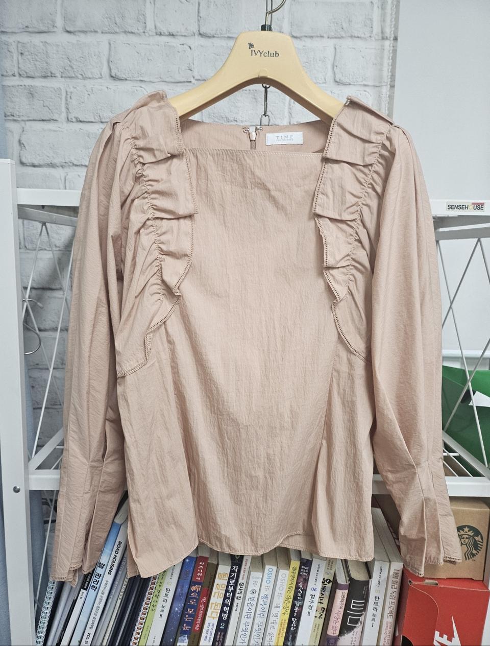 타임 여성블라우스  20SS 봄 여름 블라우스 55사이즈 WJ21