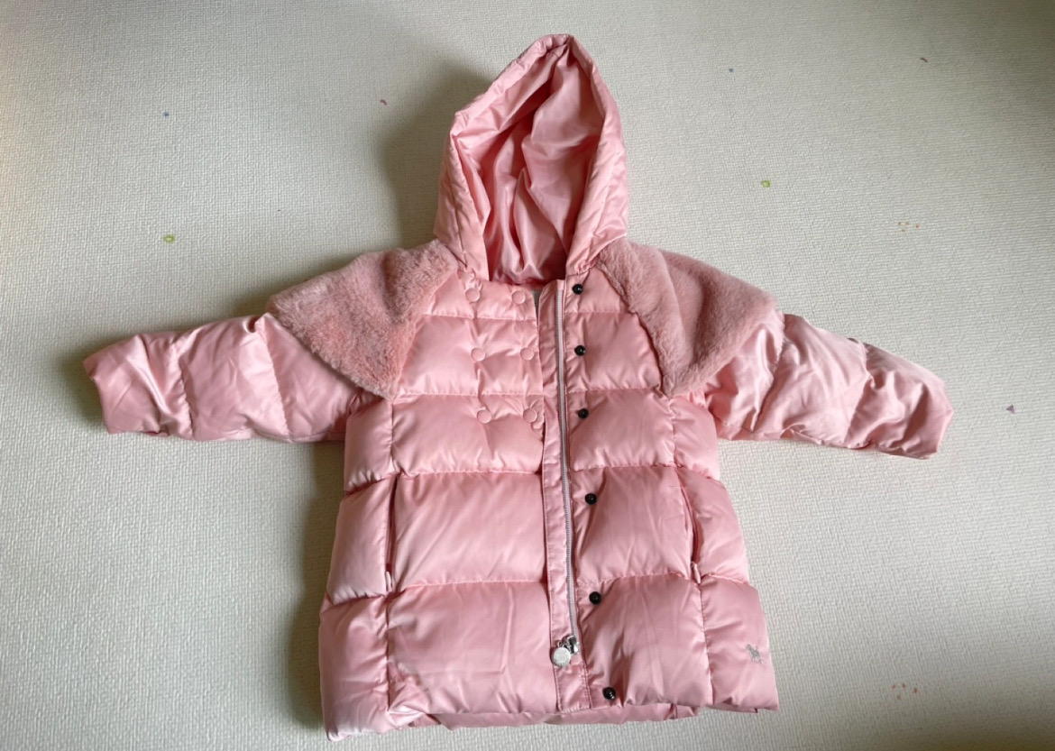 블루독 오리털패딩 100