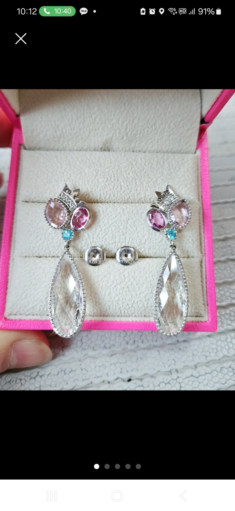 s925 제이에스티나 귀걸이 2종