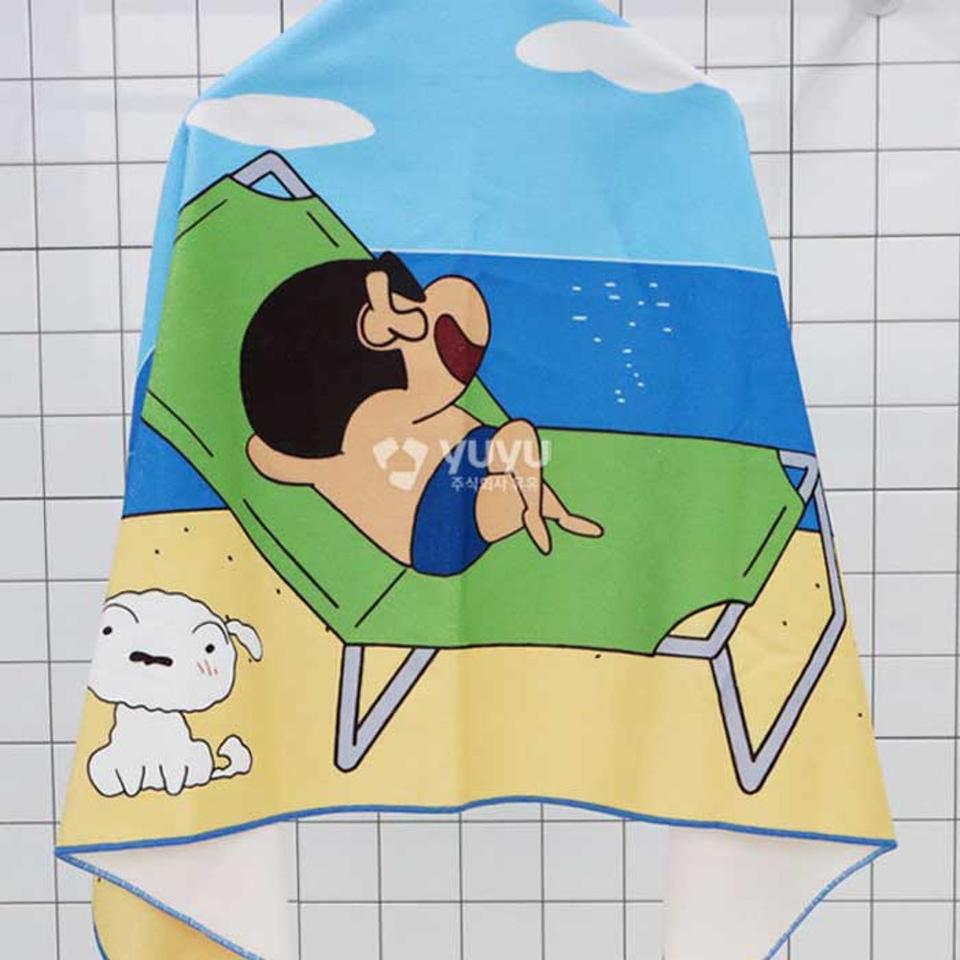 경기도 부천 : 새상품 짱구는못말려 바캉스 극세사 비치타월