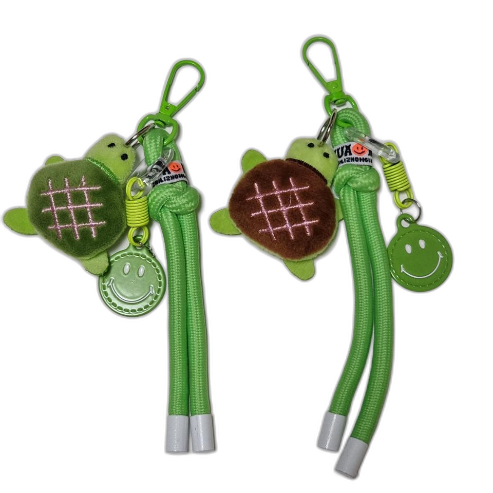 장수상징 거북이 스마일 키링 열쇠고리 가방고리