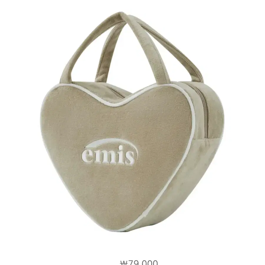 [새상품] 이미스 emis 하트 백 가방 베이지