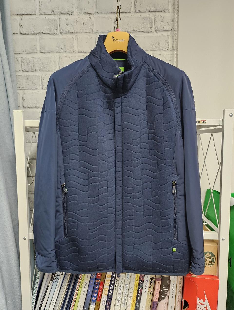 휴고보스 퀼팅 자켓 조끼 겸용 남성자켓 100사이즈 MJ27