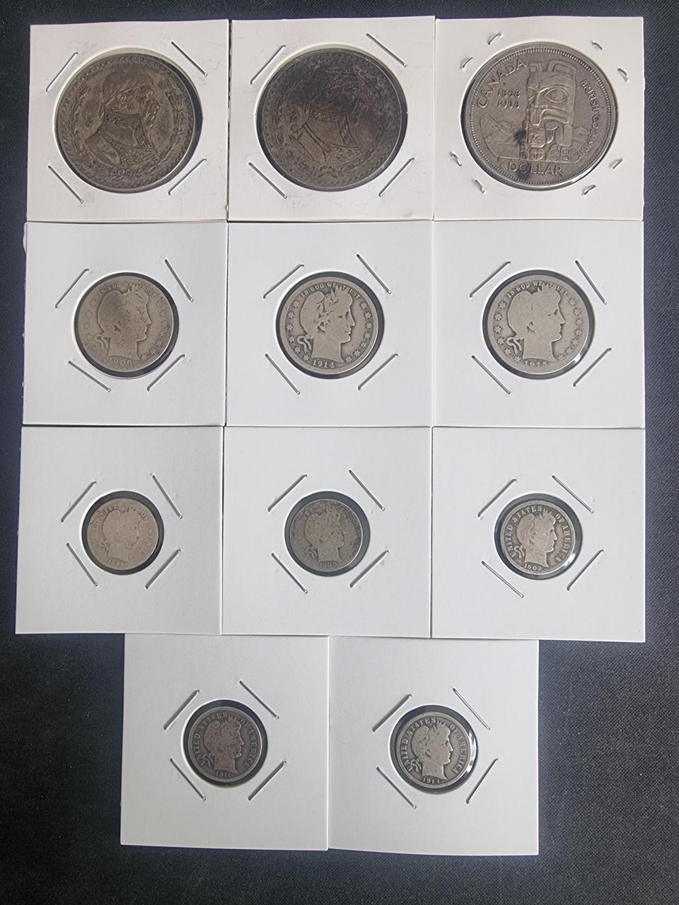 미국 모건달러 및 바버 및 멕시코 은화 사용제