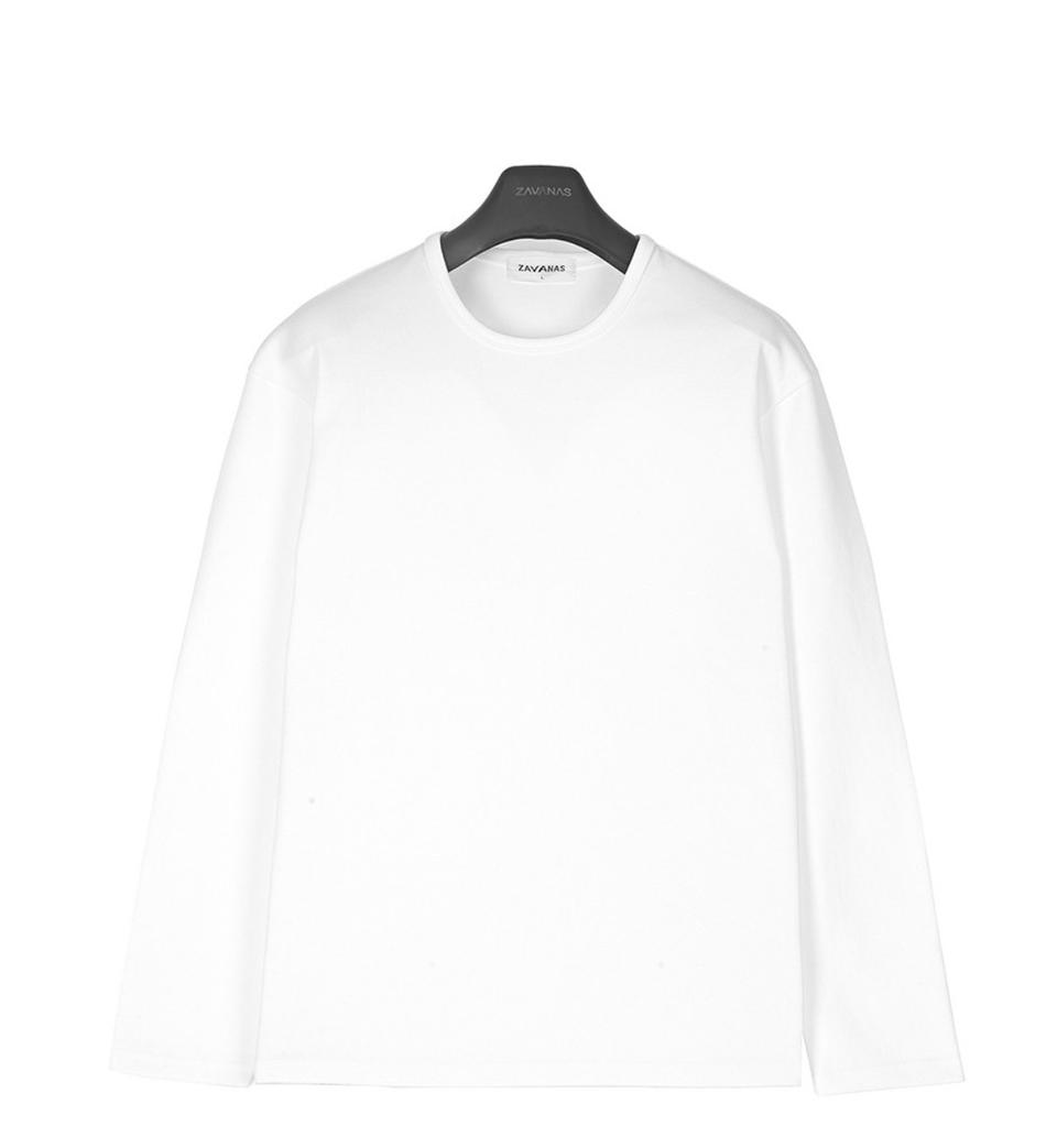 헤비 롱슬리브 - 16수 체형보완 비침없는 세미오버핏