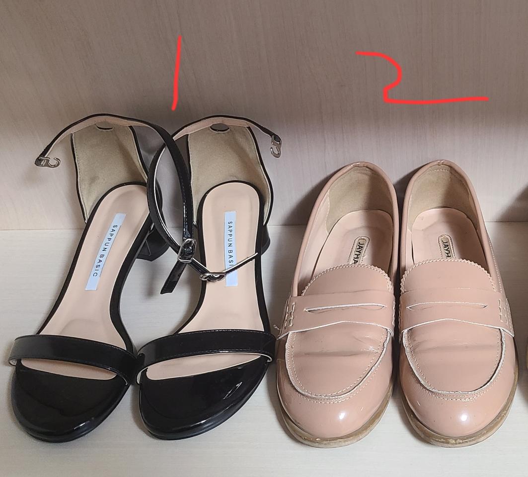 [사이즈 235mm] 단화, 힐 구두 (개별 판매가능)